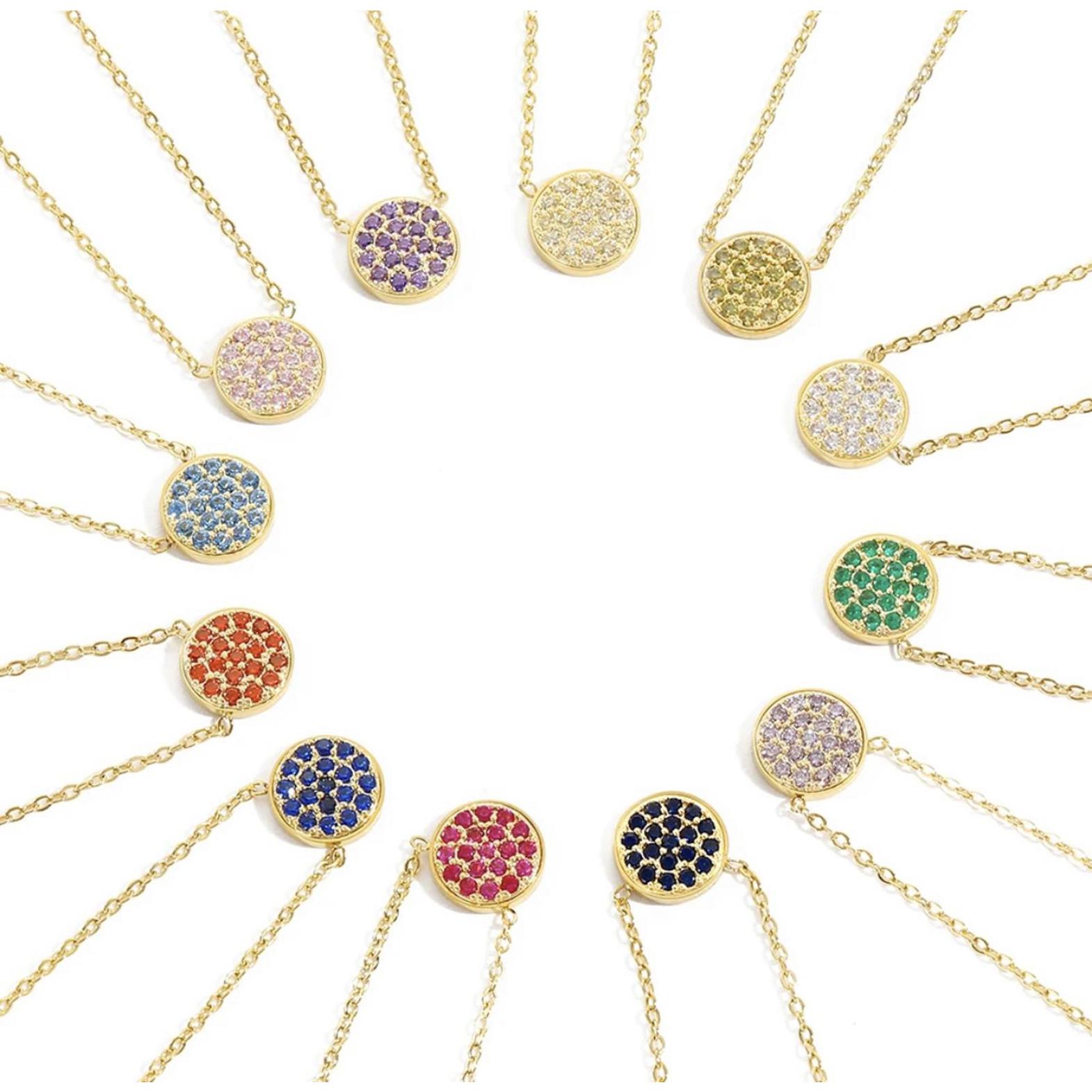 Ramla Lola Birthstone Necklace - Tourmaline